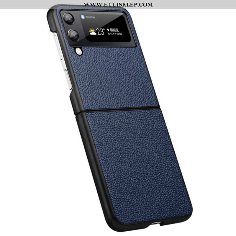 Etui do Samsung Galaxy Z Flip 3 5G Etui Folio Prawdziwa Skóra